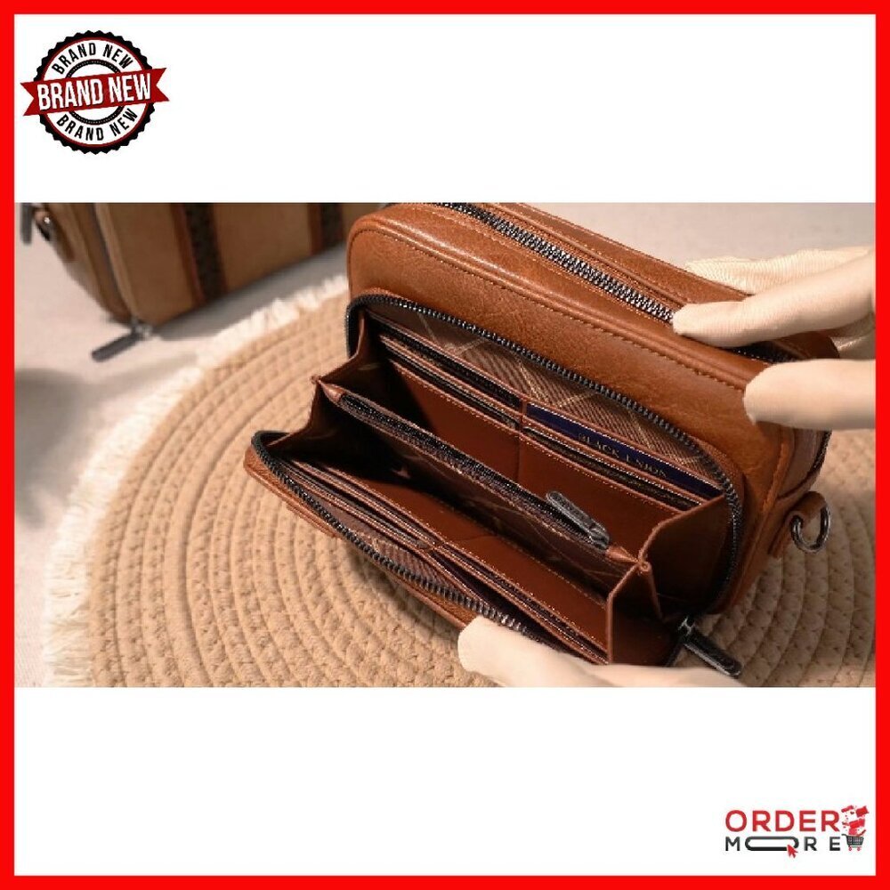 Small Crossbody Bag with Adjustable Strap, Multiple Pockets, 7.8x3.2x5.6 - Picture 8 of 8